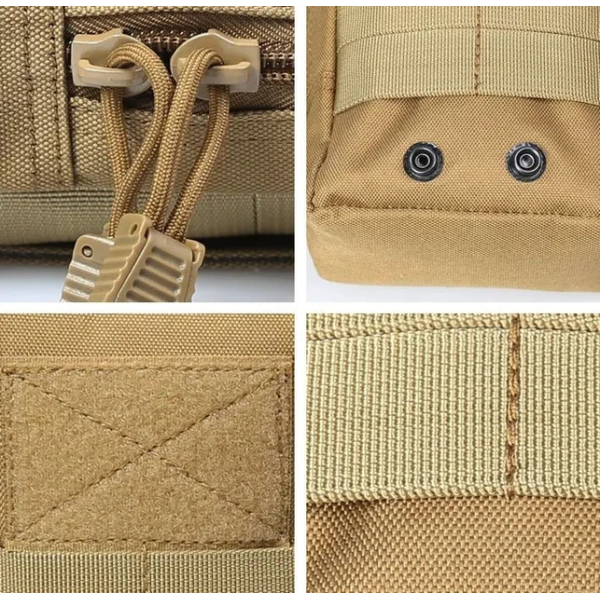 Підсумок Mini-IFAK КОЙОТ (пісочний) міні (11x15x6) на MOLLE, Нейлон 600D, з термоізоляцією EPE